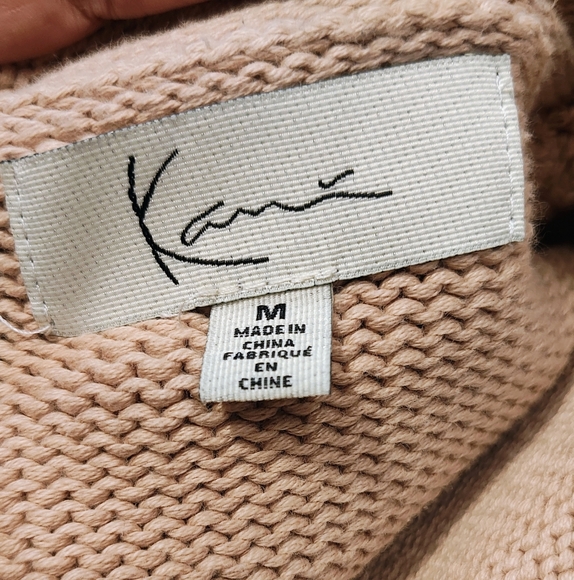 Karl Kani Tan Knit Sweater. Please See Pictures For Details. - Picture 5 of 12
